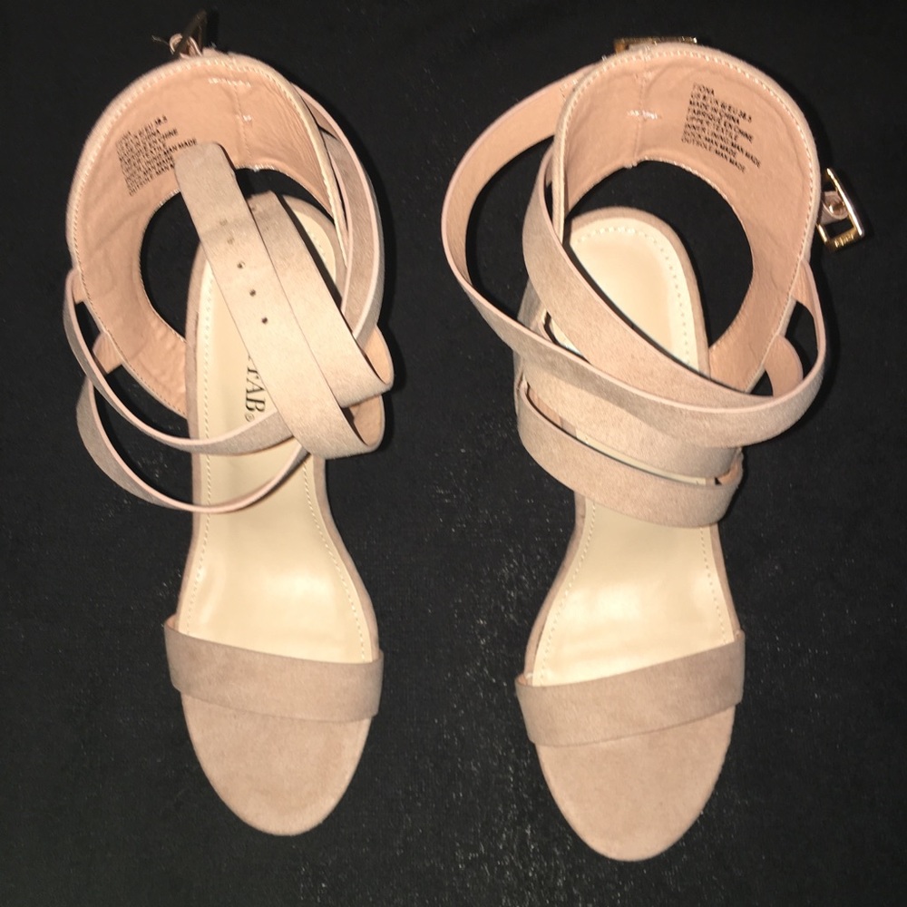 Punk suede heels